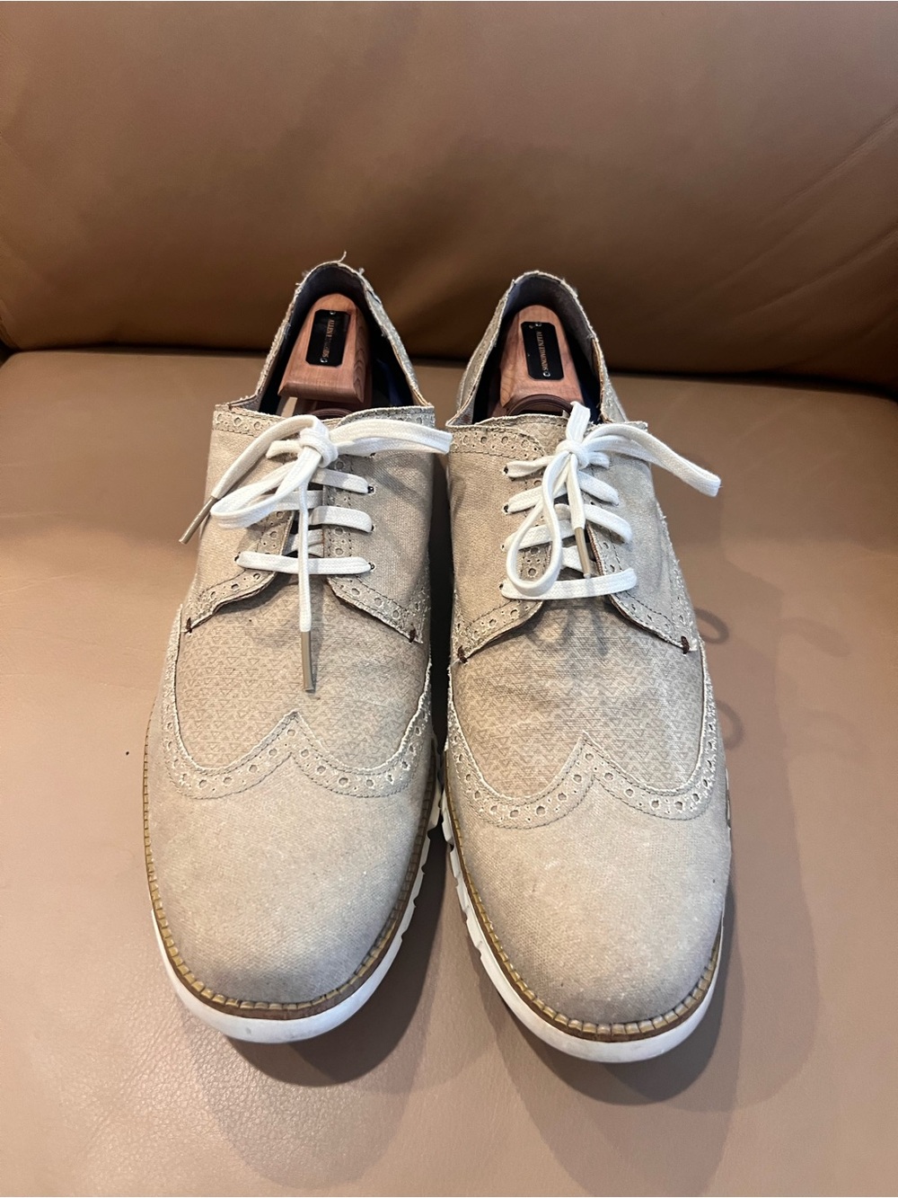 Cole Haan Men's Grand.OS Tan Canvas Casual Brogue Oxfords
Size 13 M - FT C21387